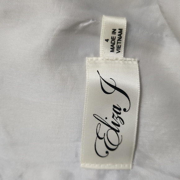 Metallic Golden Floral Dress Size 4 Formal Wedding Guest Party Prom - Picture 13 of 15